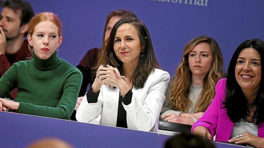 Consejo Ciudadano Estatal de Podemos, ayer en Madrid.