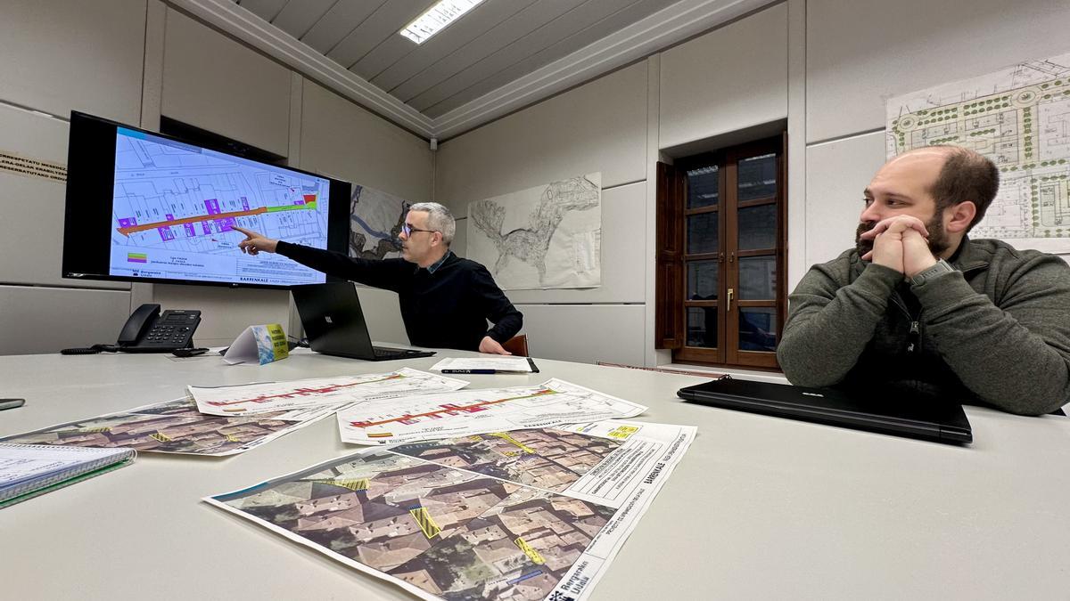 Artola y Azkargorta detallan el desarrollo de las obras que comenzarán el próximo mes.
