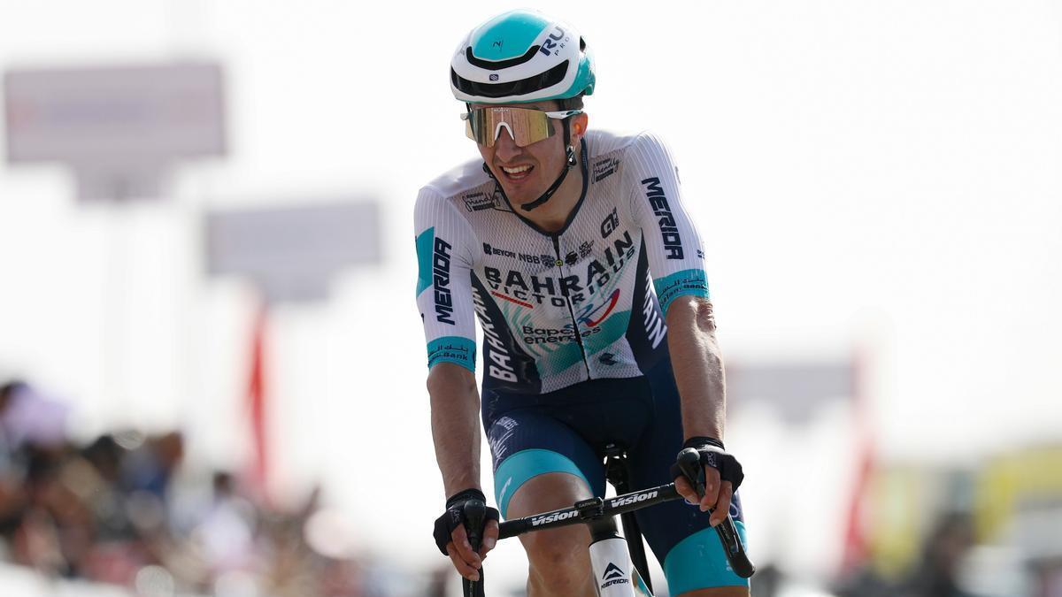 Pello Bilbao, durante el UAE Tour.