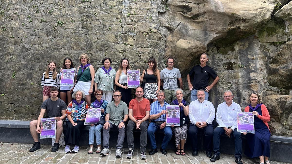 Ekitaldiaren aurkezpenean parte hartu zuten eragileak