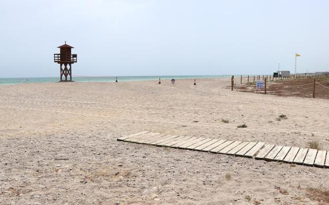 Playa en Sagunto.