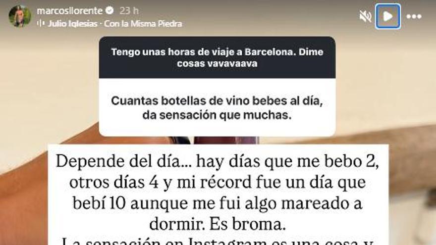 Marcos Llorente hizo todo tipo de confesiones.