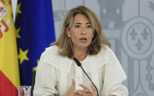 La ministra de Transportes, Movilidad y Agenda Urbana, Raquel Sánchez. La ministra de Transportes, Movilidad y Agenda Urbana, Raquel Sánchez.