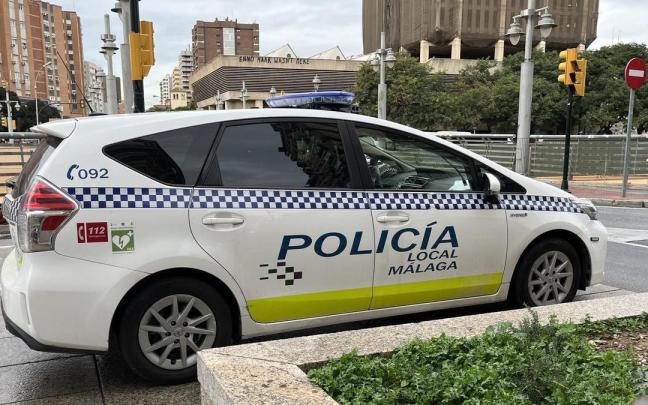 Vehículo de la Policía Local de Málaga.