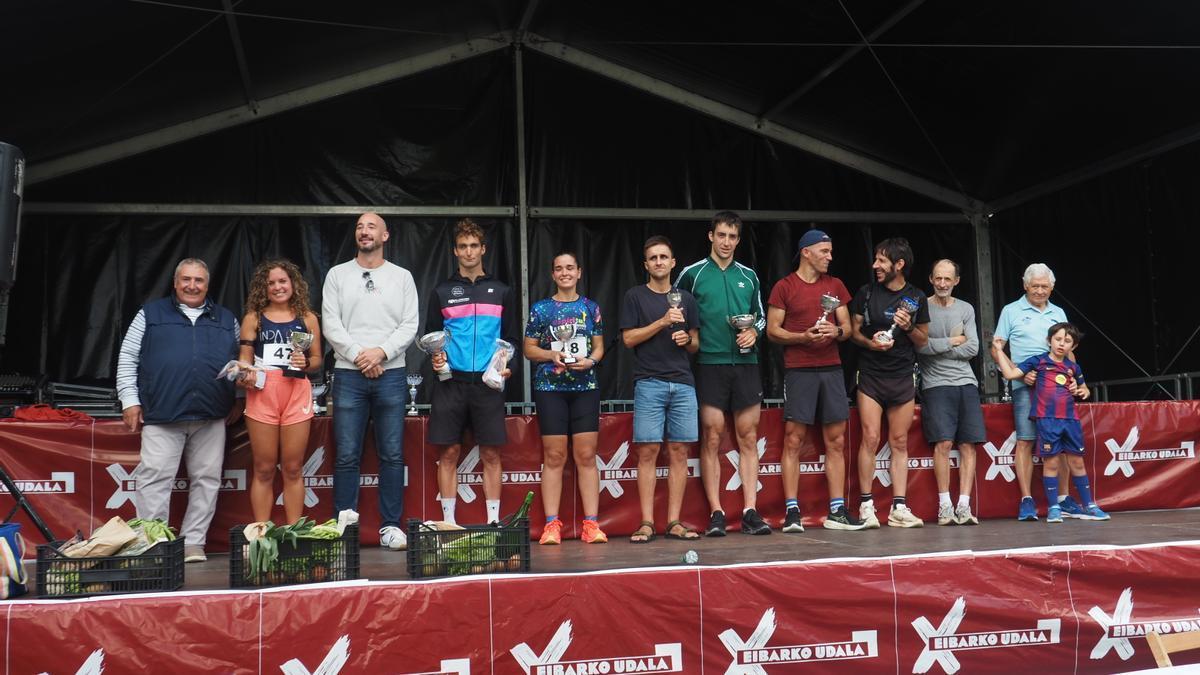 Pello Osoro y Patri Amundarain, los más rápidos en la dura ascensión de Eibar a Arrate del Memorial Simón Aldazabal