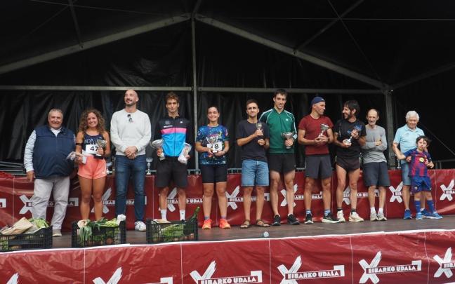 Pello Osoro y Patri Amundarain, los más rápidos en la dura ascensión de Eibar a Arrate del Memorial Simón Aldazabal