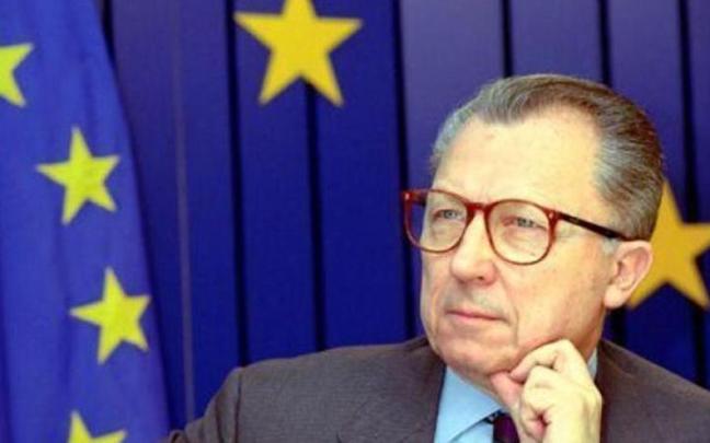 Jacques Delors durante su época al frente de la Comisión Europea.