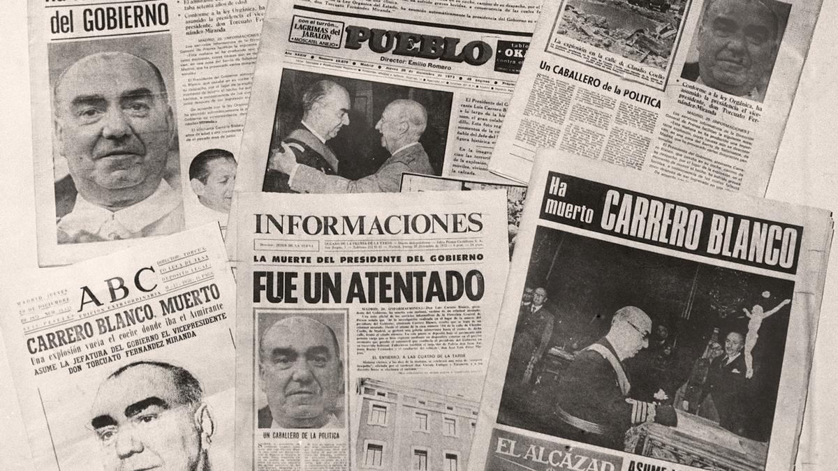 Ediciones especiales de diferentes diarios del mismo día del atentado y de la mañana siguiente.