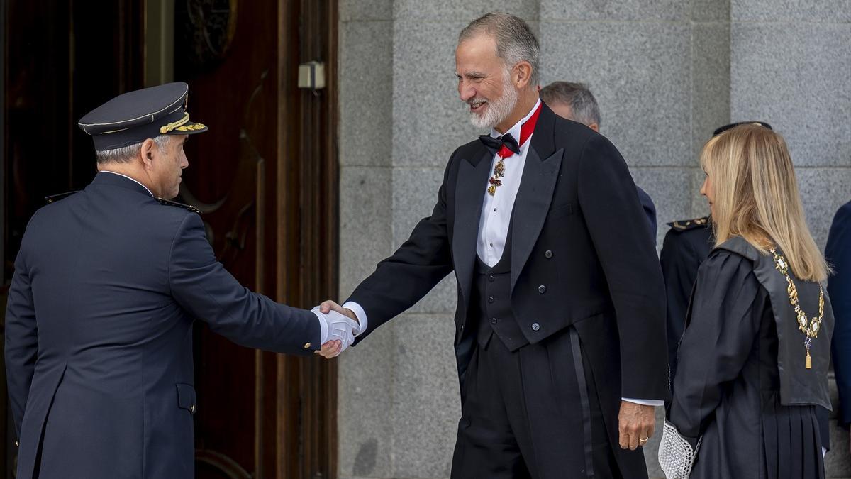 El rey preside el acto solemne de apertura del año judicial 2026-2027.