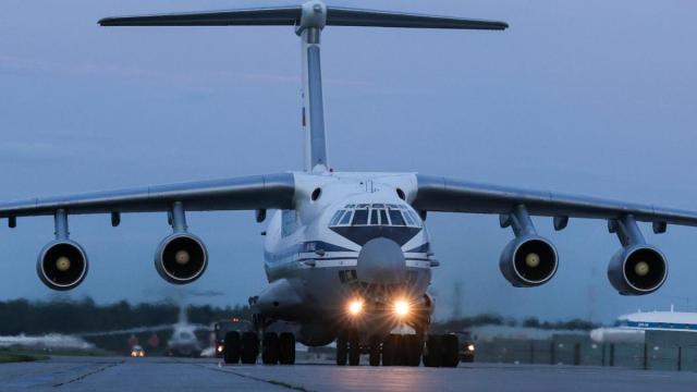 Un avión de trasnporte ruso