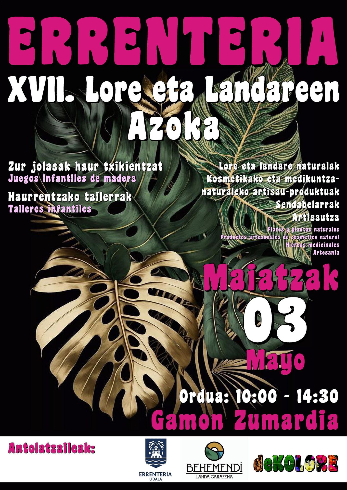 Cartel de la Feria de Flores y Plantas