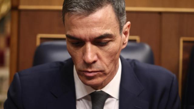 El presidente del Gobierno, Pedro Sánchez, en la sesión de control al Gobierno, en el Congreso de los Diputados,