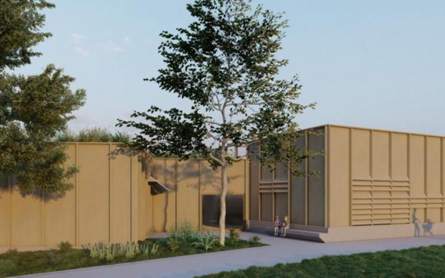 Recreación del edificio de la guardería