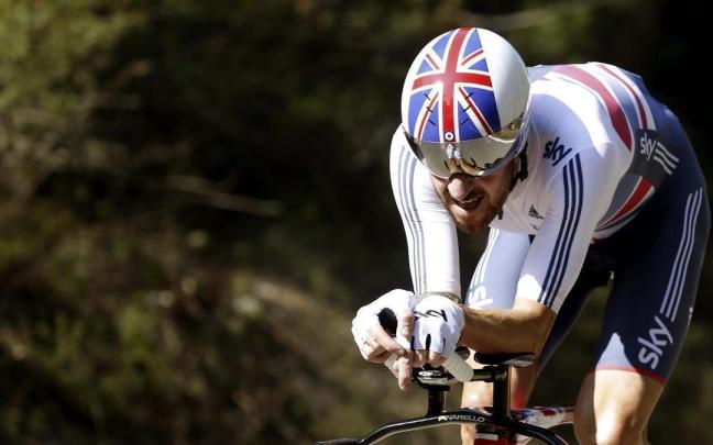 El exciclista Bradley Wiggins en el campeonato del mundo de contrarreloj en 2014. / EFE El exciclista Bradley Wiggins en el campeonato del mundo de contrarreloj en 2014.