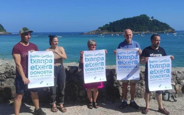 Sare y Etxerat presentan sus movilizaciones en 11 playas de Euskadi.
