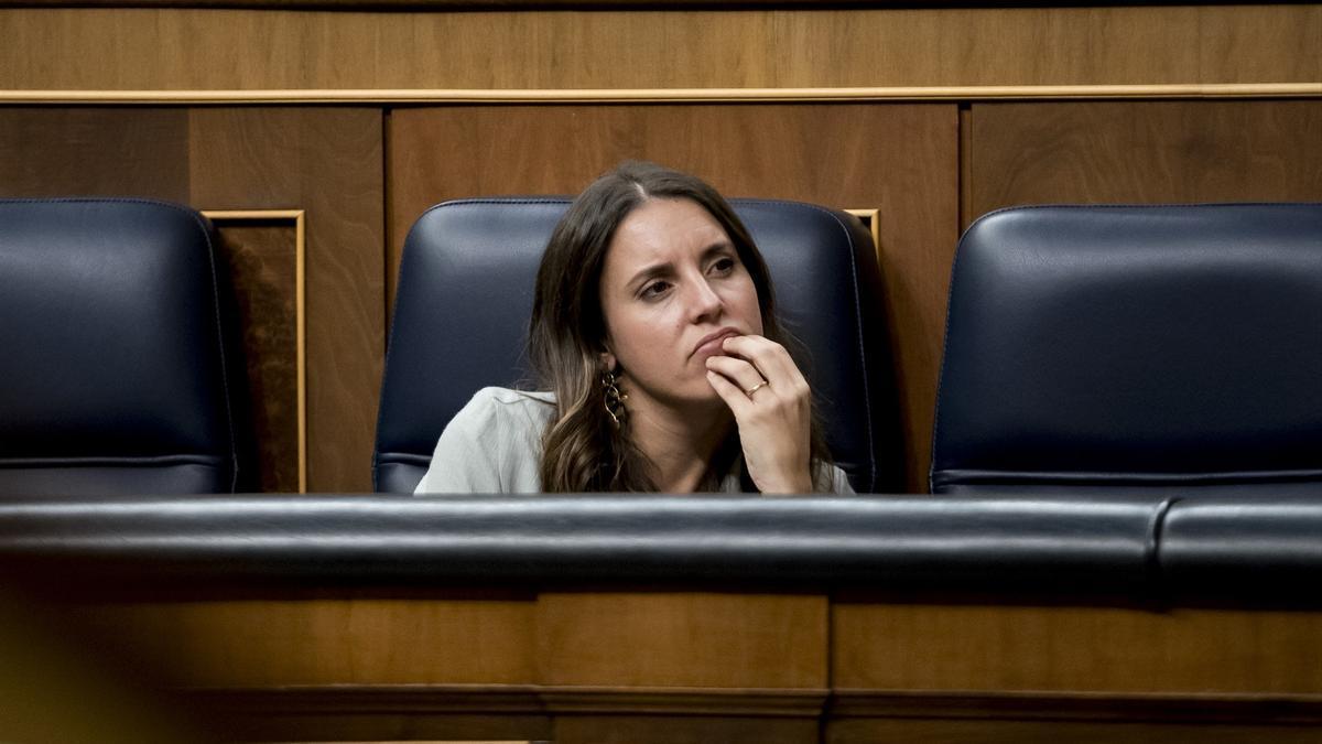 La ministra de Igualdad en funciones, Irene Montero.