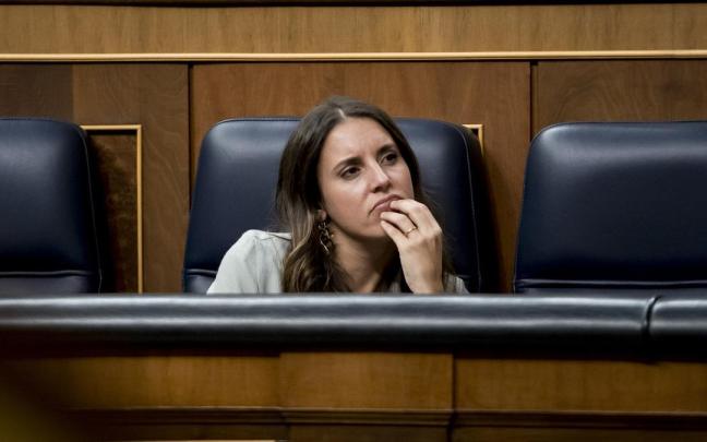La ministra de Igualdad en funciones, Irene Montero.