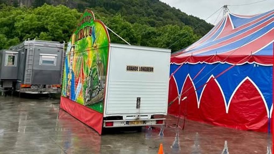 El circo estará junto al skills park de Lemoa hasta el miércoles