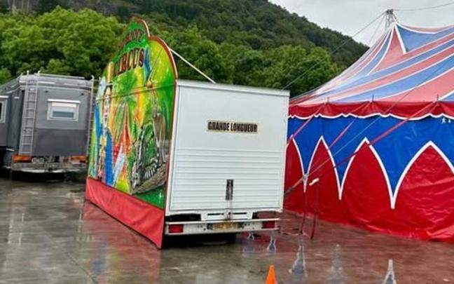 El circo estará junto al skills park de Lemoa hasta el miércoles