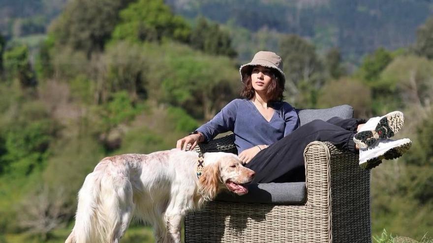 Amaia Aberasturi, en Gautegiz Arteaga, el pueblo donde reside.