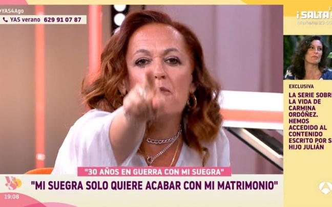 Paca no quiere ninguna relación con su suegra.