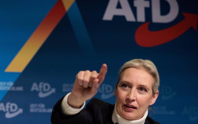 Alice Weidel, candidata de la formación ultraderechista AfD a las elecciones alemanas del próximo mes de febrero / Europa Press Alice Weidel, candidata de la formación ultraderechista AfD a las elecciones alemanas del próximo mes de febrero