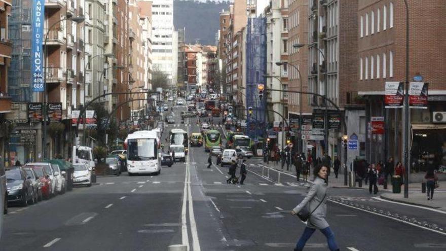 La calle Autonomia de Bilbao.| Pablo Viñas, Deia
