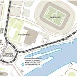 Nuevo trazado del tranvía Deia