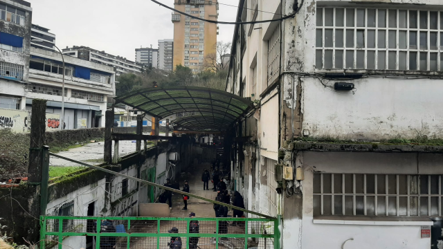 Desalojo en Herrera, Donostia. ONDA VASCA