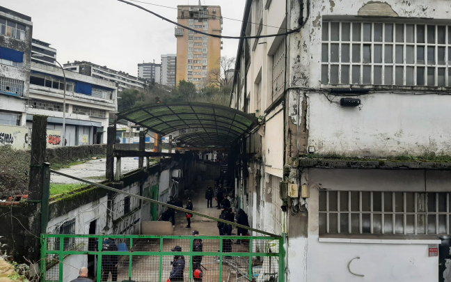 Desalojo en Herrera, Donostia. ONDA VASCA