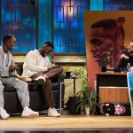 Nico e Iñaki Williams junto a David Broncano en 'La Revuelta'