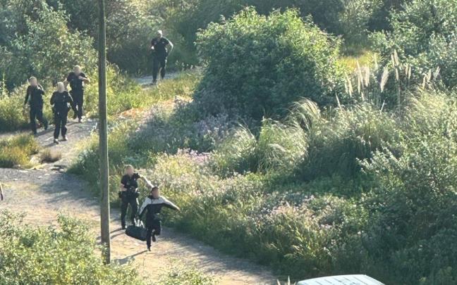 Momento de la detención. DEIA