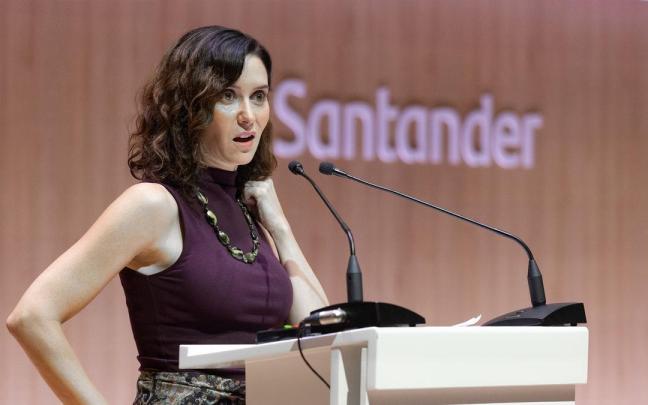 Isabel Díaz Ayuso, ayer en una jornada sobre política agraria.