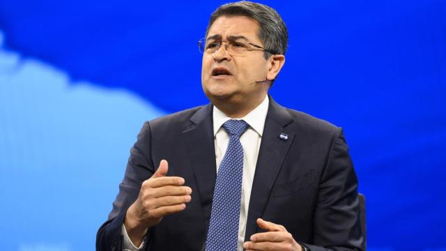 El expresidente Juan Orlando Hernández, en una imagen de archivo.