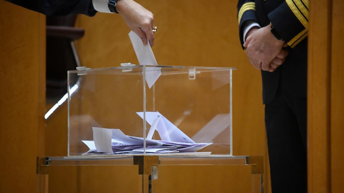 La segunda votación de los candidatos propuestos por el Senado, el pasado jueves.