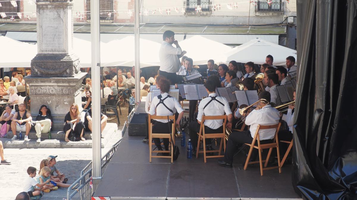 La plaza Txurruka será el escenario del concierto que la Banda de Música protagonizará el día de la Magdalena.
