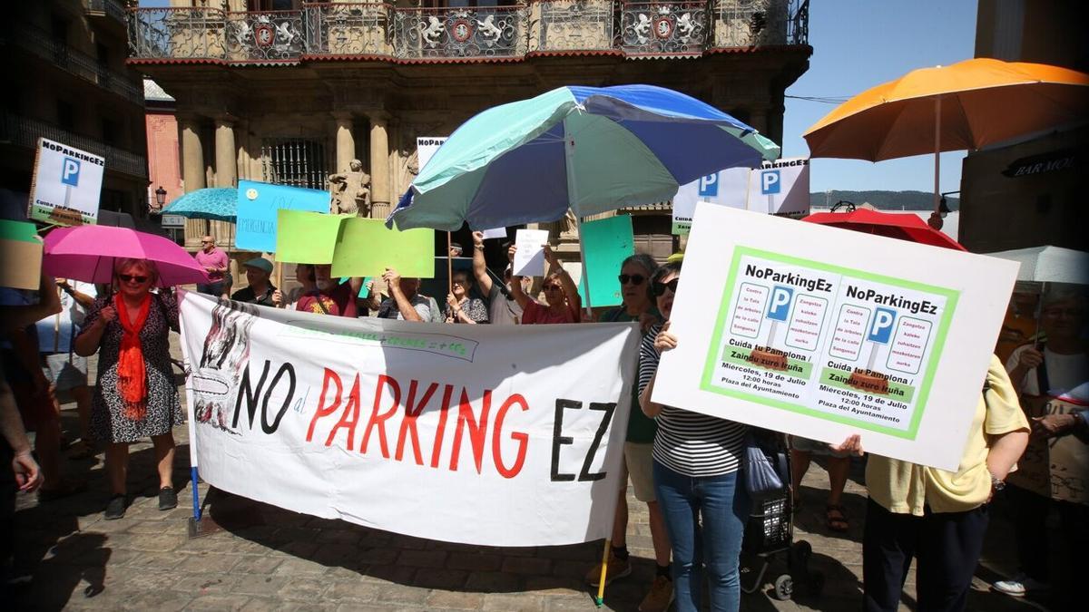 Protesta vecinal este miércoles frente al edificio consistorial.