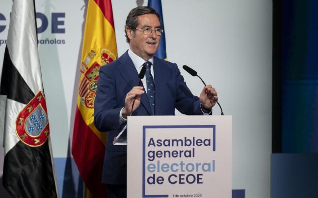 El presidente de la CEOE, Antonio Garamendi.
