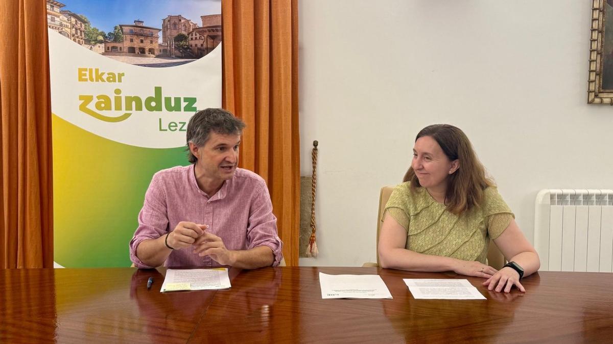 Mikel Arruti y Arantxa García de la Piedad.