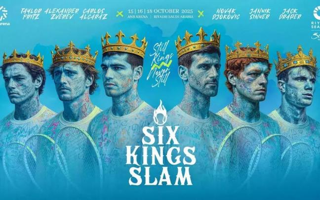 Cartel del `Six Kings Slam 2025´
