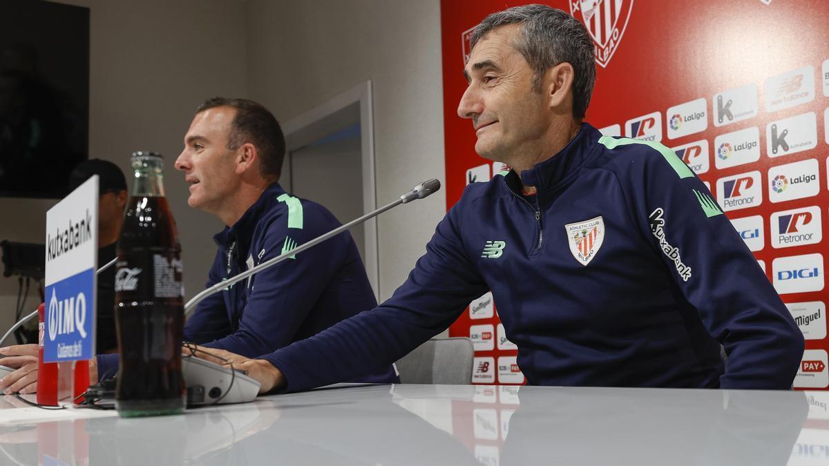 El entrenador del Athletic, Ernesto Valverde