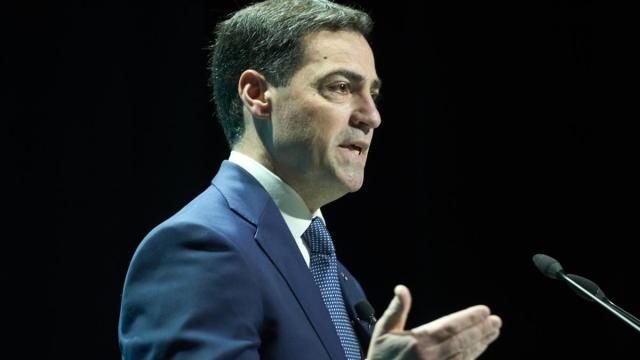 El lehendakari, Imanol Pradales, en un acto celebrado la semana pasada en Gasteiz.