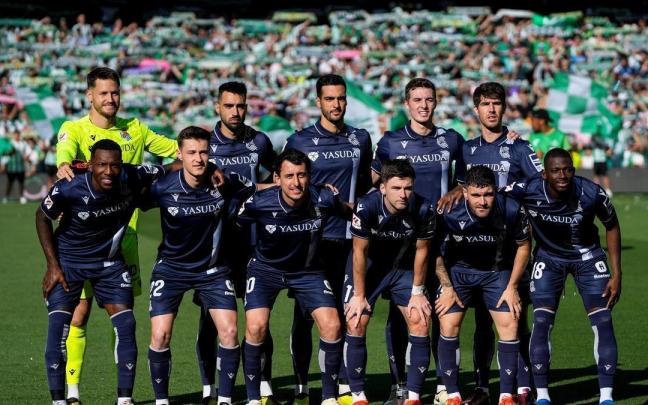 La Real Sociedad en el Benito Villamarín. / AFP7 VÍA EUROPA PRESS