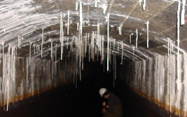 Imagen del interior del actual Canal Bajo del Añarbe.