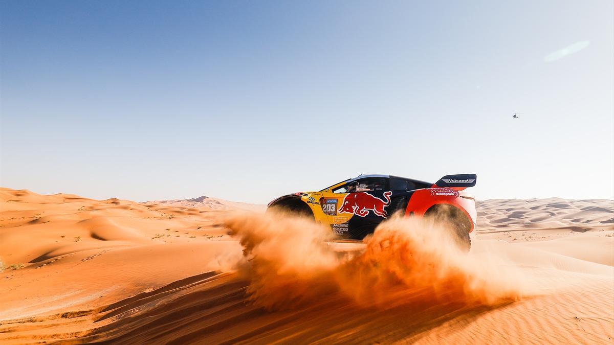 Sébastien Loeb, ganador de la etapa de este domingo del Dakar.