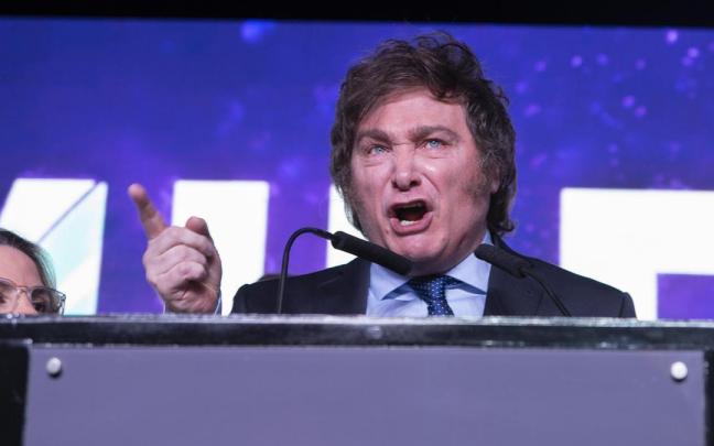 El candidato a la presidencia argentina Javier Milei. El candidato a la presidencia argentina Javier Milei.