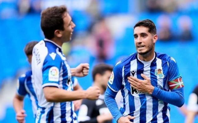 Roberto Lopez, en un partido con el Sanse la temporada de Segunda División. / LALIGA