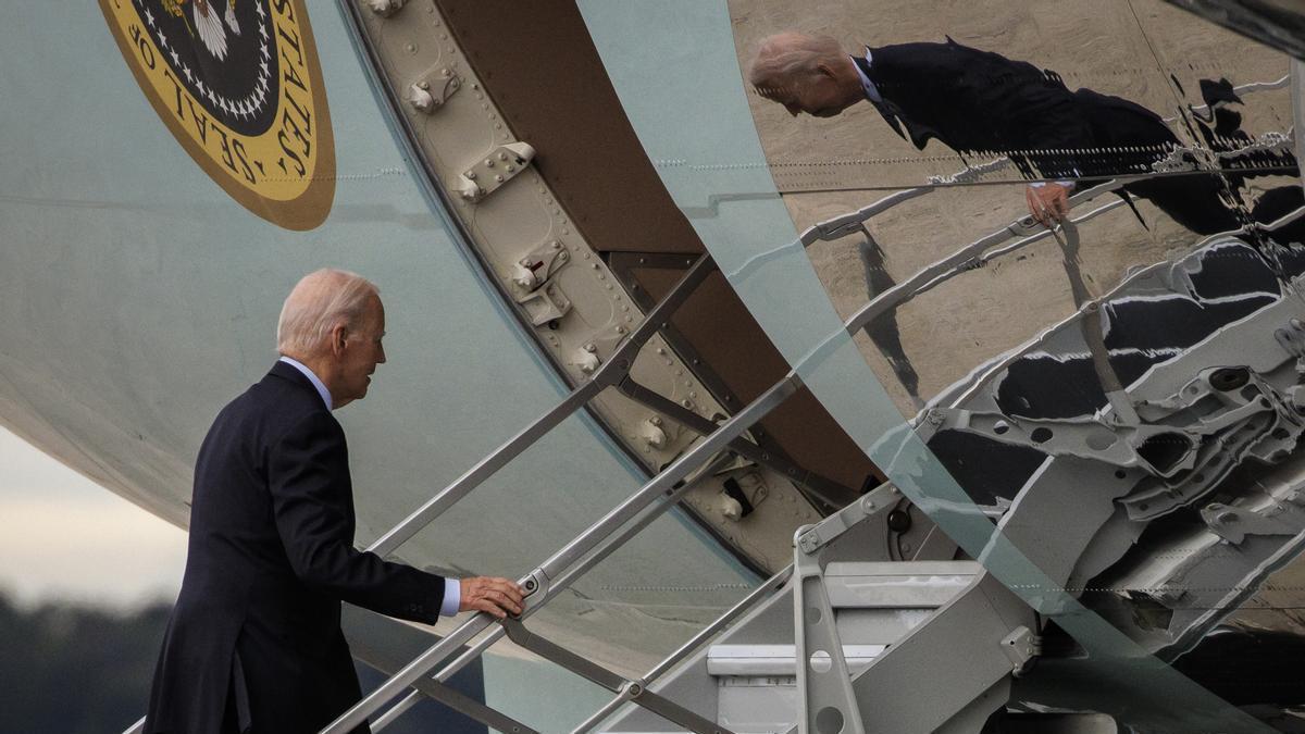 El presidente de EEUU, Joe Biden, inicia su viaje a Israel.