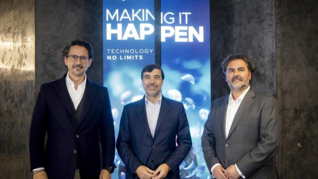 José Luis Manzanares, Anton Arriola y Manu Baraza.