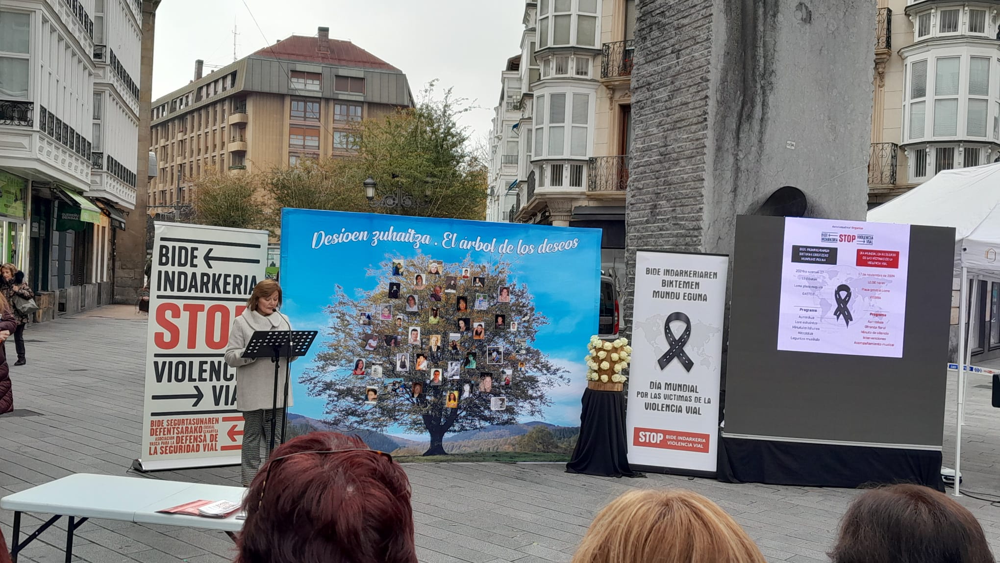 Día de la Victima de la Violencia Vial en Vitoria